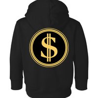 Logo Of The Department Of Government Efficiency Doge D.O.G.E. Front And Back Toddler Hoodie
