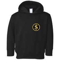 Logo Of The Department Of Government Efficiency Doge D.O.G.E. Front And Back Toddler Hoodie