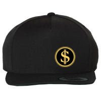 Logo Of The Department Of Government Efficiency Doge D.O.G.E. Front And Back Wool Snapback Cap