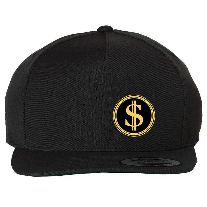 Logo Of The Department Of Government Efficiency Doge D.O.G.E. Front And Back Wool Snapback Cap
