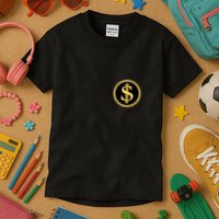 Logo Of The Department Of Government Efficiency Doge D.O.G.E. Front And Back Kids T-Shirt