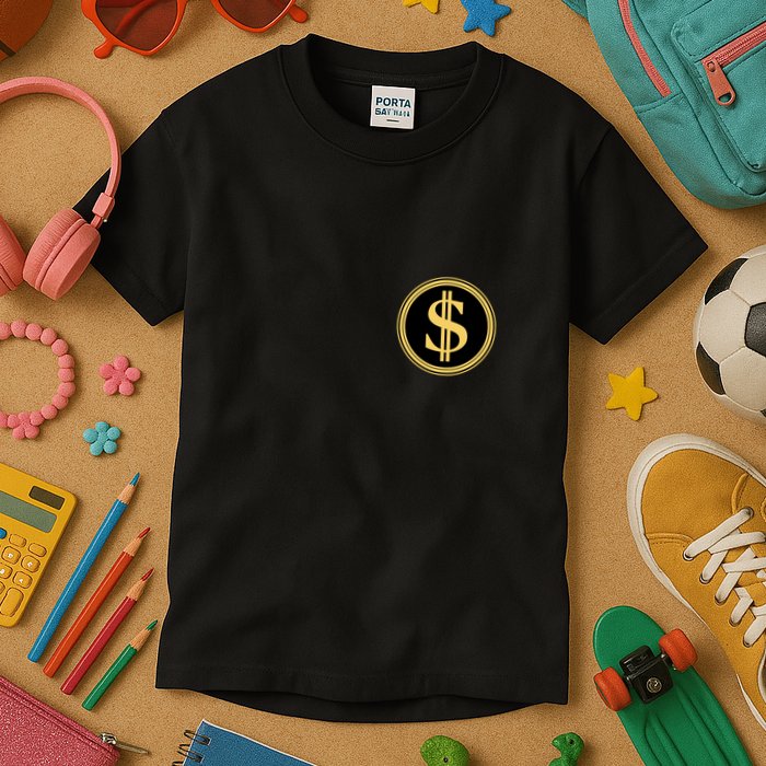 Logo Of The Department Of Government Efficiency Doge D.O.G.E. Front And Back Kids T-Shirt
