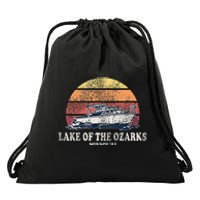 Lake Of The Ozarks Mo Vintage Boating 70s Drawstring Bag