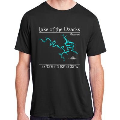 Lake Of The Ozarks Missouri Adult ChromaSoft Performance T-Shirt