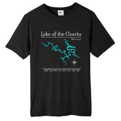 Lake Of The Ozarks Missouri Tall Fusion ChromaSoft Performance T-Shirt