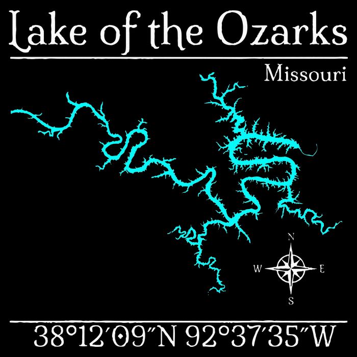 Lake Of The Ozarks Missouri Drawstring Bag