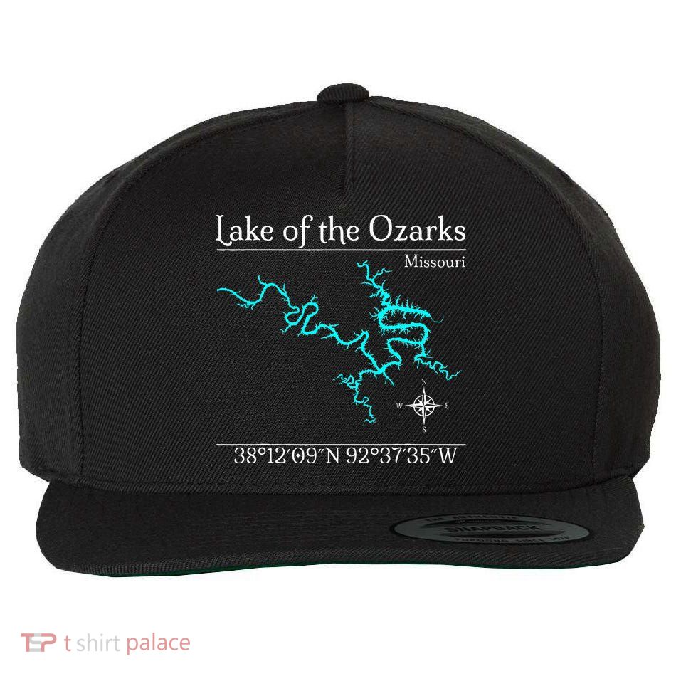 Lake Of The Ozarks Missouri Wool Snapback Cap