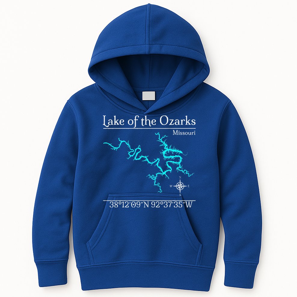 Lake Of The Ozarks Missouri Kids Hoodie