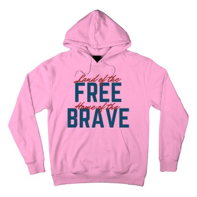 Land Of The Free Home Of The Brave Vintage Hoodie