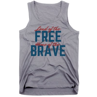 Land Of The Free Home Of The Brave Vintage Tank Top