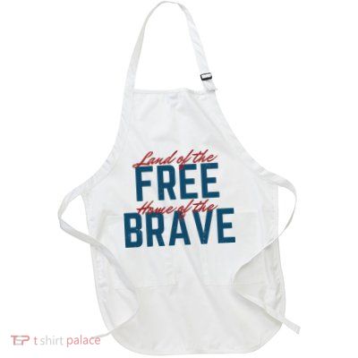Land Of The Free Home Of The Brave Vintage Apron
