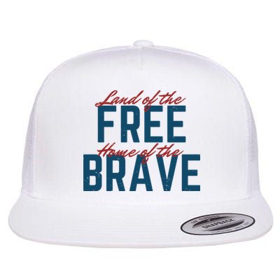 Land Of The Free Home Of The Brave Vintage Flatbill Hat