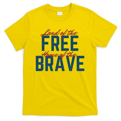 Land Of The Free Home Of The Brave Vintage T-Shirt