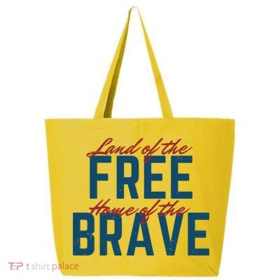 Land Of The Free Home Of The Brave Vintage 25L Jumbo Tote