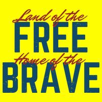 Land Of The Free Home Of The Brave Vintage Womens T-Shirt