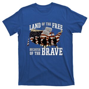 Land Of The Free Because Of The Brave Gift T-Shirt