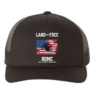 Land Of The Free Home Of The Brave - American Football Pride Yupoong Adult 5-Panel Trucker Hat