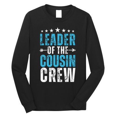 Leader Of The Cousin Crew 2024 Family Matching Long Sleeve Shirt