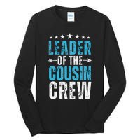 Leader Of The Cousin Crew 2024 Family Matching Tall Long Sleeve T-Shirt