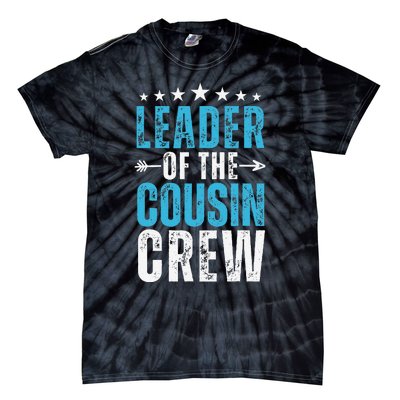 Leader Of The Cousin Crew 2024 Family Matching Tie-Dye T-Shirt