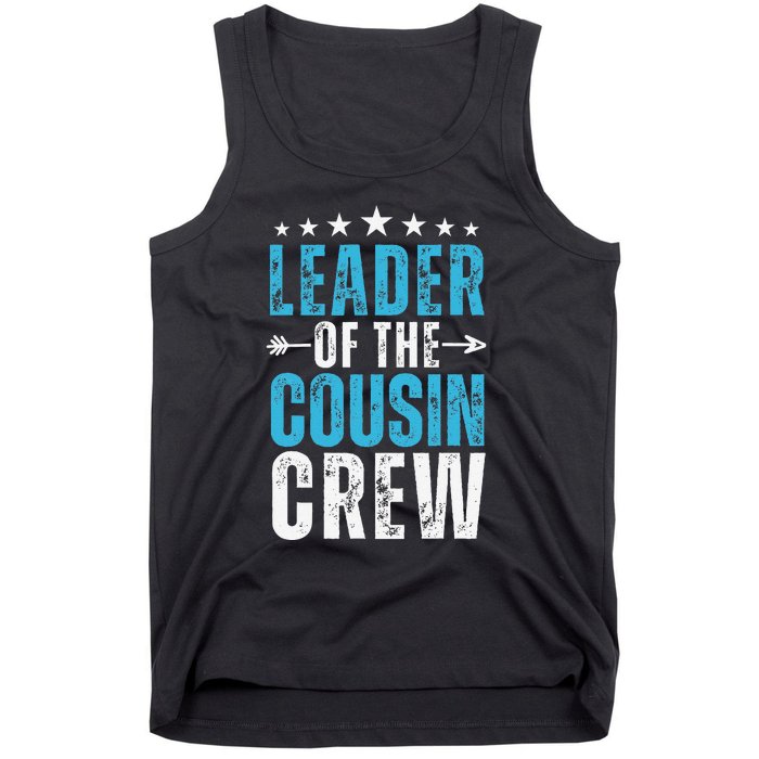 Leader Of The Cousin Crew 2024 Family Matching Tank Top