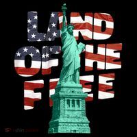 Land Of The Free Statue Of Liberty American Flag Mug