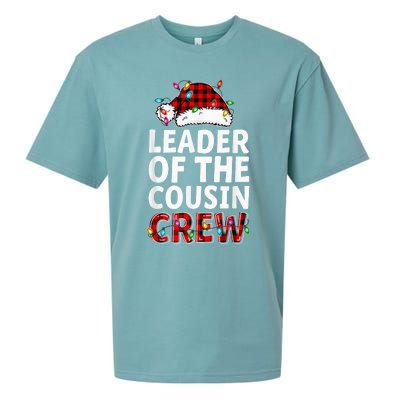 Leader Of The Cousin Crew Buffalo Red Plaid Christmas Kid Sueded Cloud Jersey T-Shirt