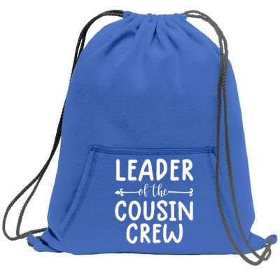 Leader Of The Cousin Crew Gift The Cousin Crew Tee Gift Sweatshirt Cinch Pack Bag