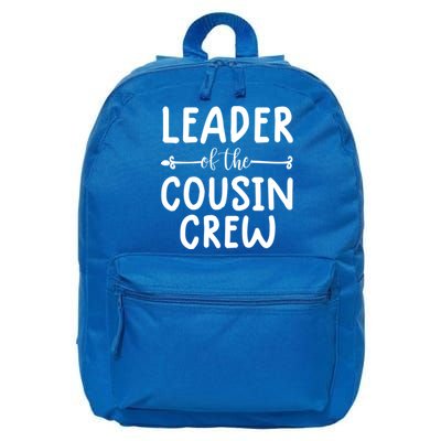 Leader Of The Cousin Crew Gift The Cousin Crew Tee Gift 16 in Basic Backpack