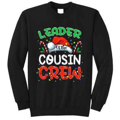 Leader Of The Cousin Crew Christmas Family Matching Xmas Sweatshirt