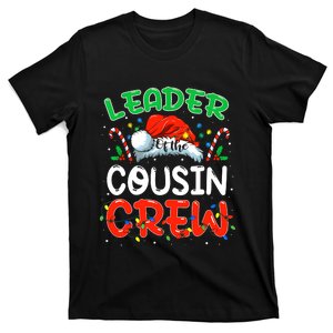 Leader Of The Cousin Crew Christmas Family Matching Xmas T-Shirt