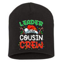 Leader Of The Cousin Crew Christmas Family Matching Xmas Short Acrylic Beanie