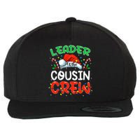 Leader Of The Cousin Crew Christmas Family Matching Xmas Wool Snapback Cap