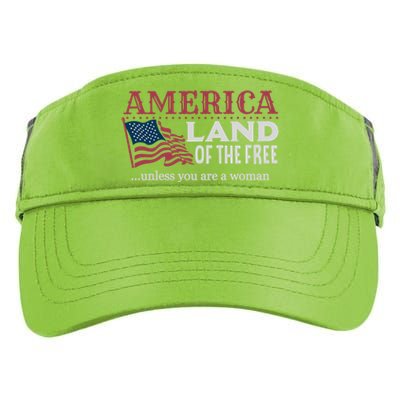 Land Of The Free Unless You're A Gift Adult Drive Performance Visor