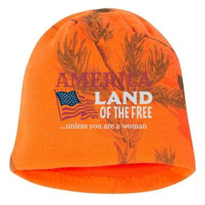 Land Of The Free Unless You're A Gift Kati - Camo Knit Beanie