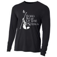 Lord Of The Strings Violin Musician Humor Cooling Performance Long Sleeve Crew