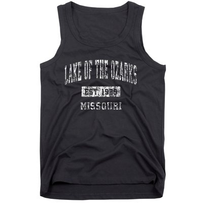 Lake Of The Ozarks Missouri Mo Vintage Sports Established Tank Top