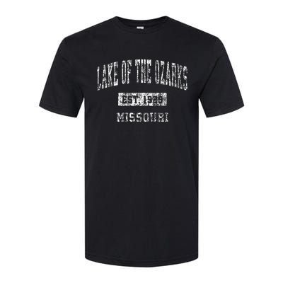 Lake Of The Ozarks Missouri Mo Vintage Sports Established Softstyle CVC T-Shirt