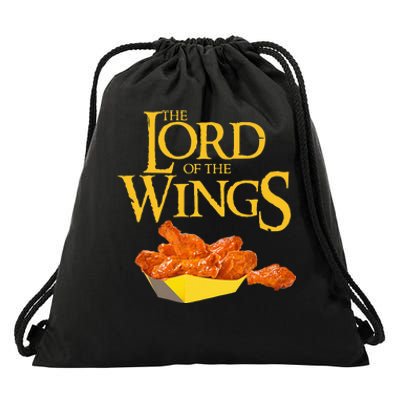 Lord Of The Wings BBQ Chicken Wings Lord Of The Wings Drawstring Bag