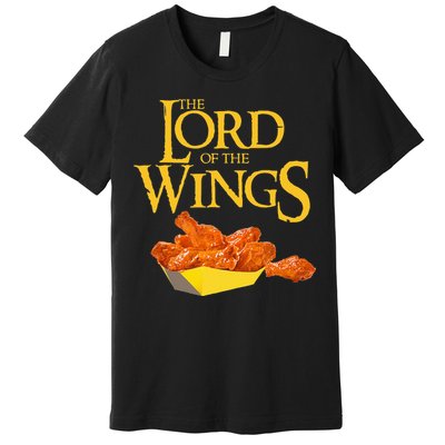 Lord Of The Wings BBQ Chicken Wings Lord Of The Wings Premium T-Shirt