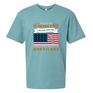 Live Of The Bravest Americans Memorial Day Gift American Flag Sueded Cloud Jersey T-Shirt