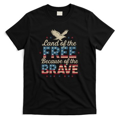 Land of the Free Because of the Brave T-Shirt