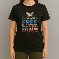 Land of the Free Because of the Brave T-Shirt