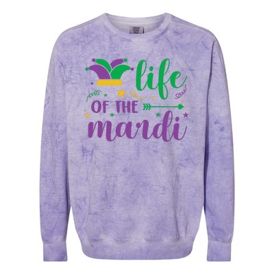 Life Of The Mardi Celebration Colorblast Crewneck Sweatshirt