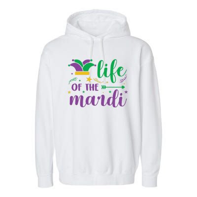 Life Of The Mardi Celebration Garment-Dyed Fleece Hoodie