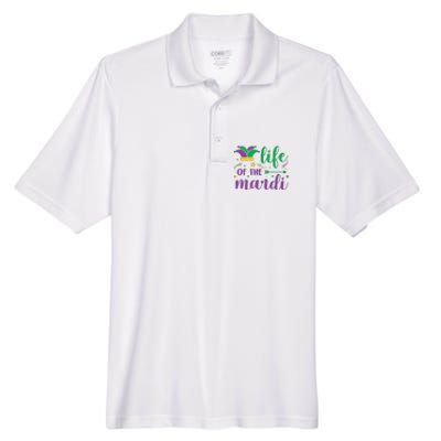 Life Of The Mardi Celebration Men's Origin Performance Piqué Polo