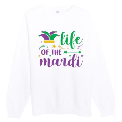 Life Of The Mardi Celebration Premium Crewneck Sweatshirt