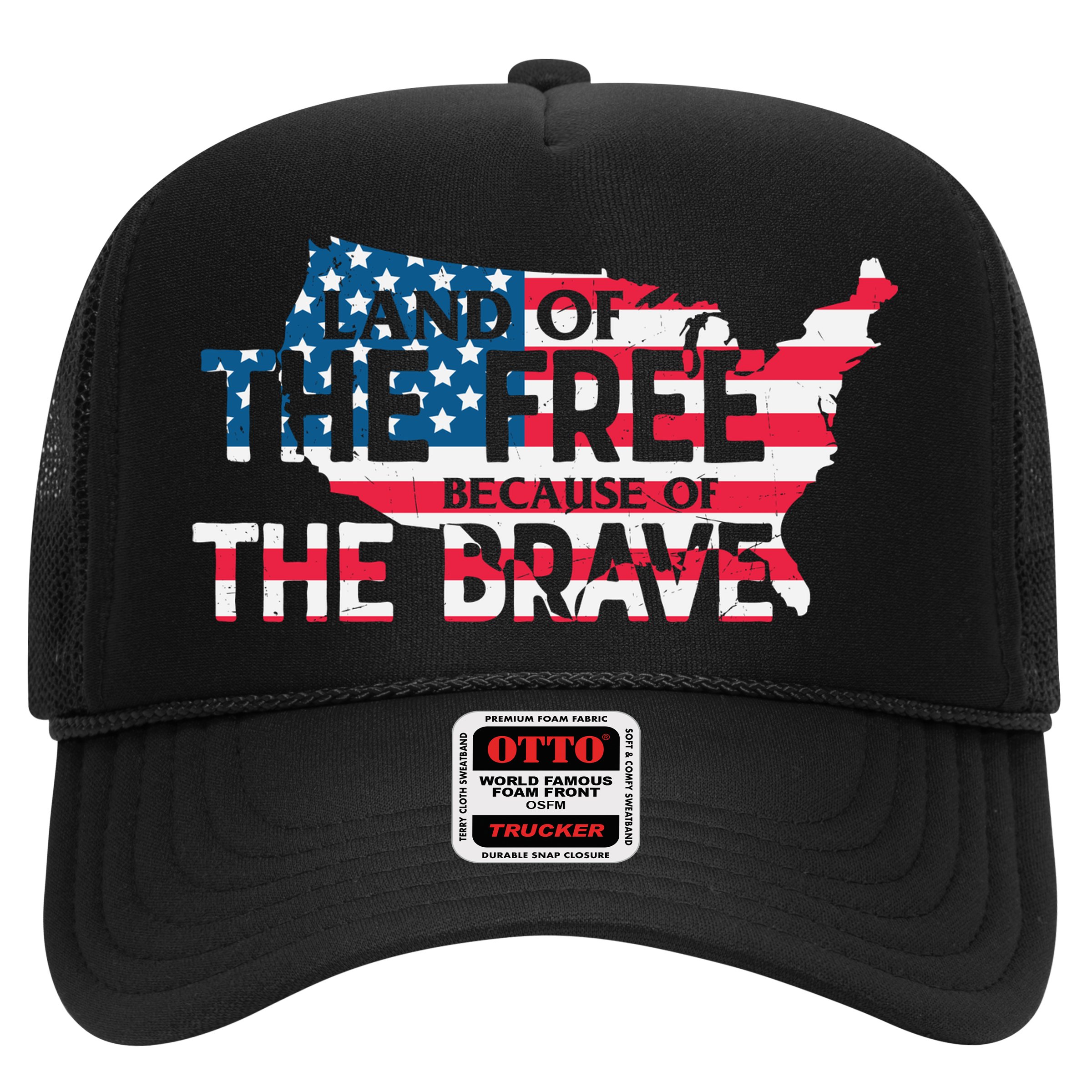 Land Of The Free Because Of The Brave Plus Size Clothes For Men, Women, Family Hat