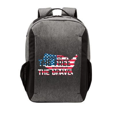 Land Of The Free Because Of The Brave Plus Size Clothes For Men, Women, Family Vector Backpack