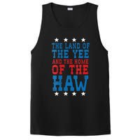 Land Of The Yee Home Of The Haw July 4th Country PosiCharge Competitor Tank